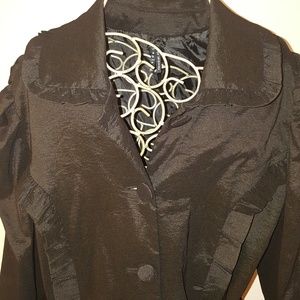 Black women mini coat, size XL, S71